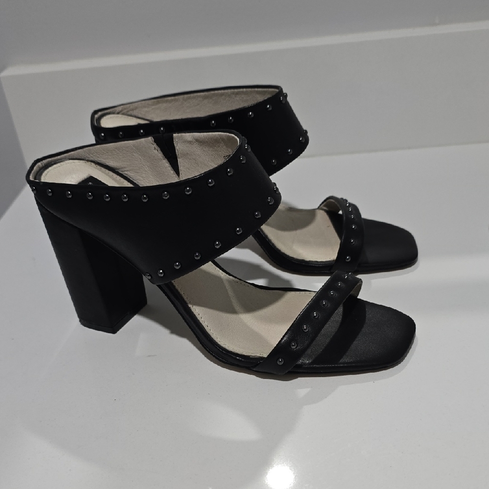 Sanctuary Elegant Black Studded Women's Heels